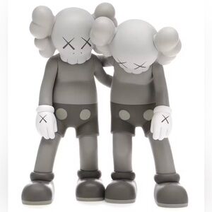 Kaws Along The Way Gray Figurines Dolls Brand New